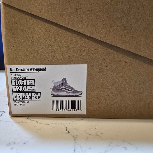 Vans MTE Crestline Waterproof Frost Hiking Boots Shoes Men's Size 10.5 (10) NEW - Picture 9 of 9